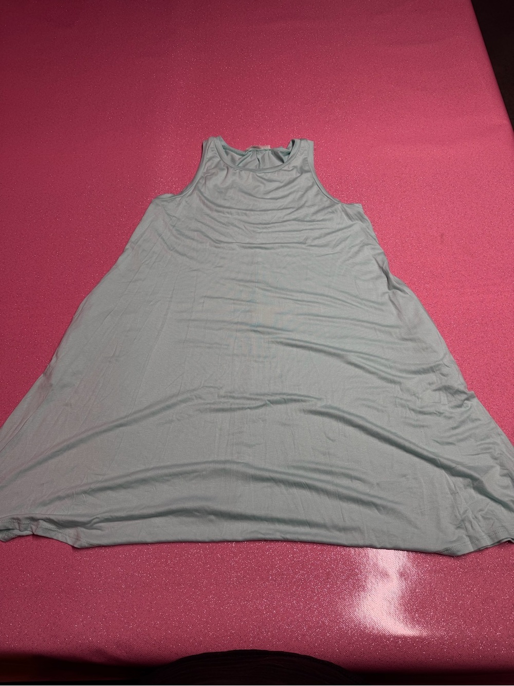 Reborn Light Blue A-Line Tank Top